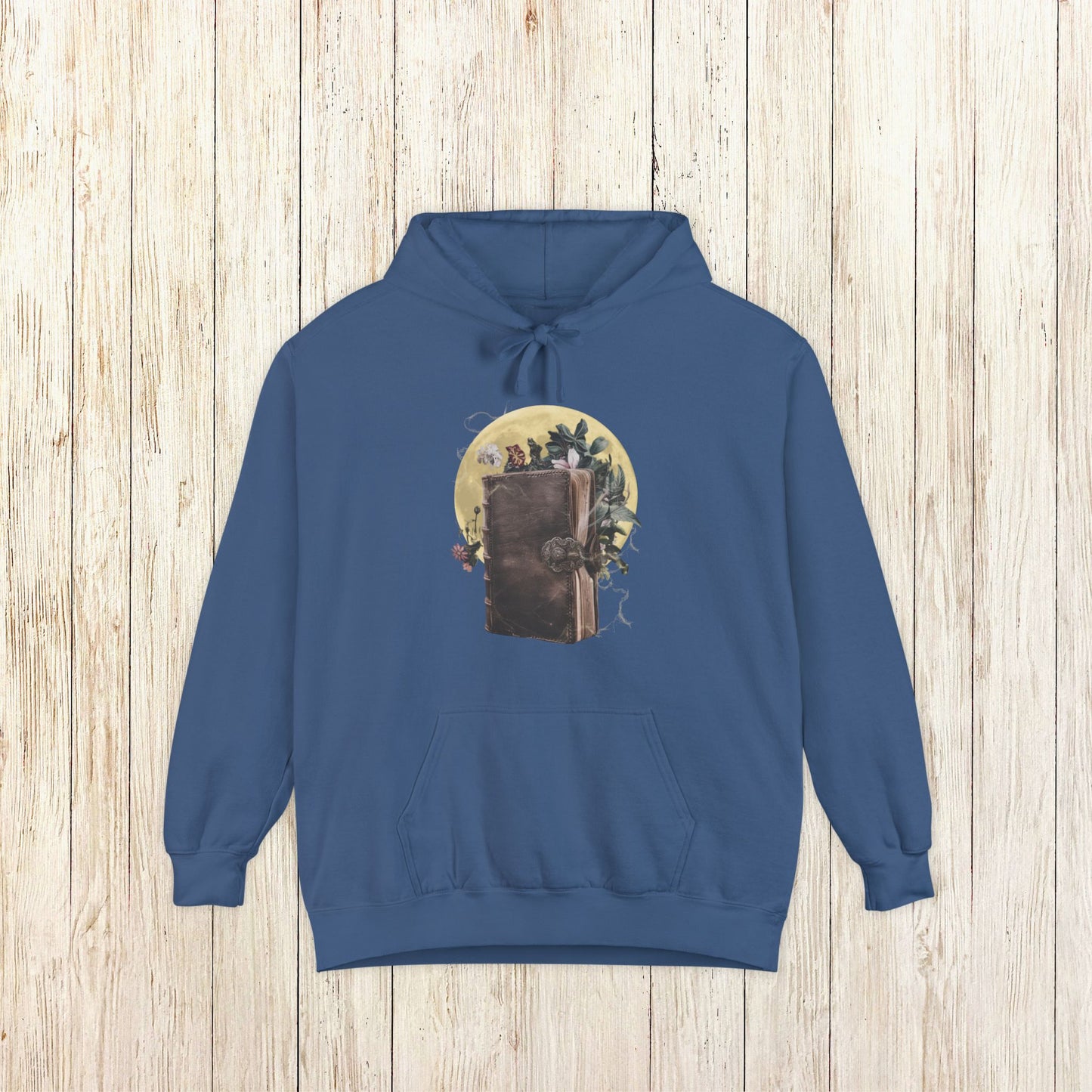 Spellbook Comfort Colors Hoodie - Mystical Grimoire Sweatshirt for Halloween, Witches, & Dreamers - Unisex Fit
