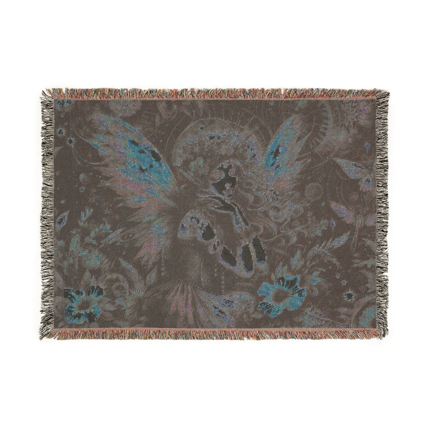 Woven Blanket - Dreamy Vintage Cosmic Fairy