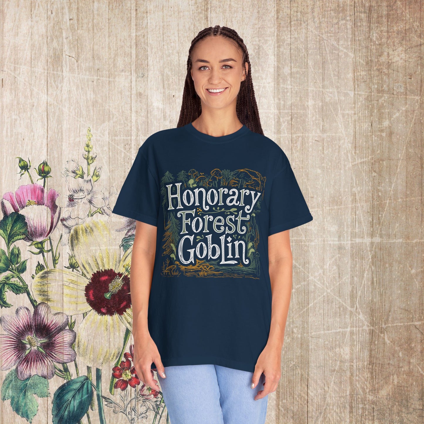 Honorary Forest Goblin T-Shirt – Comfort Colors Goblincore Nature Tee S-4XL