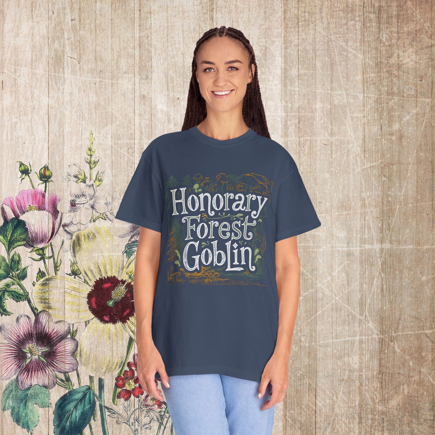 Honorary Forest Goblin T-Shirt – Comfort Colors Goblincore Nature Tee S-4XL