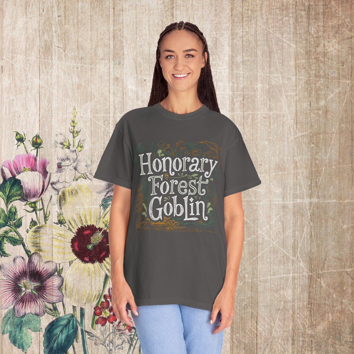 Honorary Forest Goblin T-Shirt – Comfort Colors Goblincore Nature Tee S-4XL