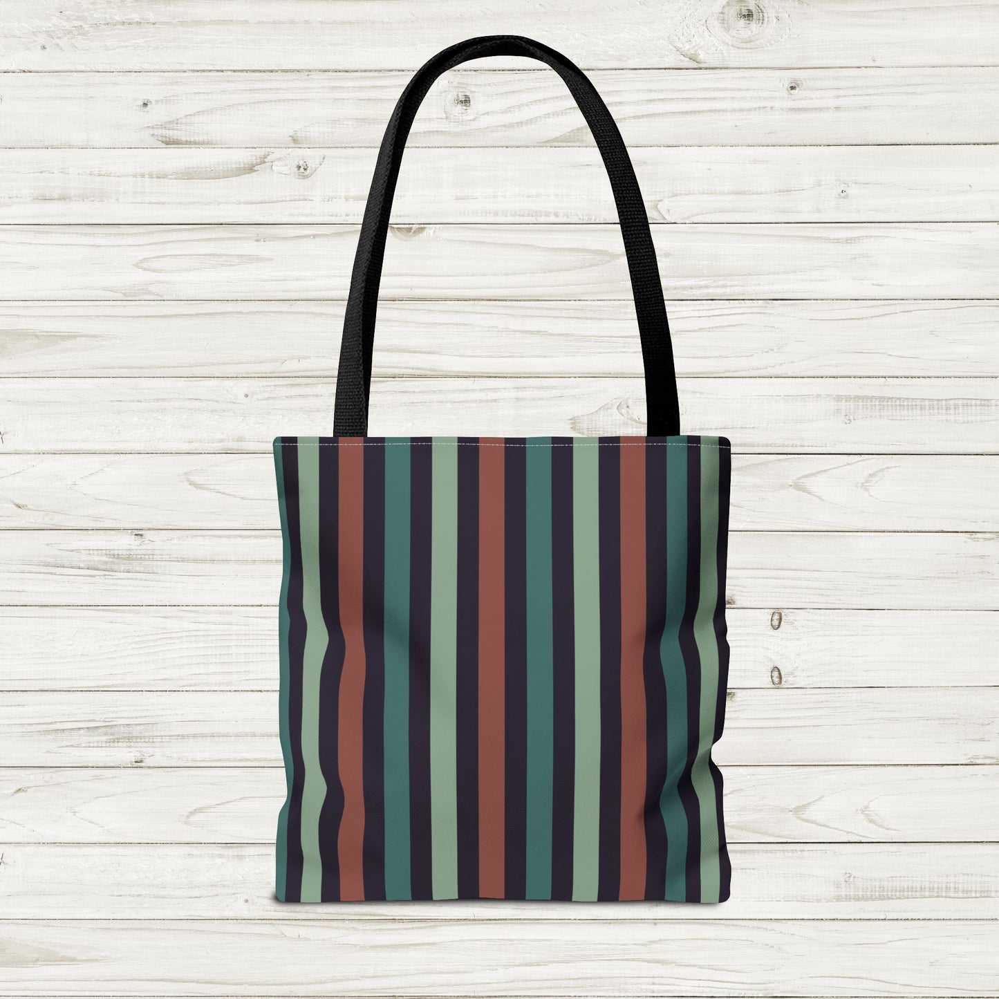 Tote Bag - Retro-Futuristic Robot Playing Violin in the Forest Night