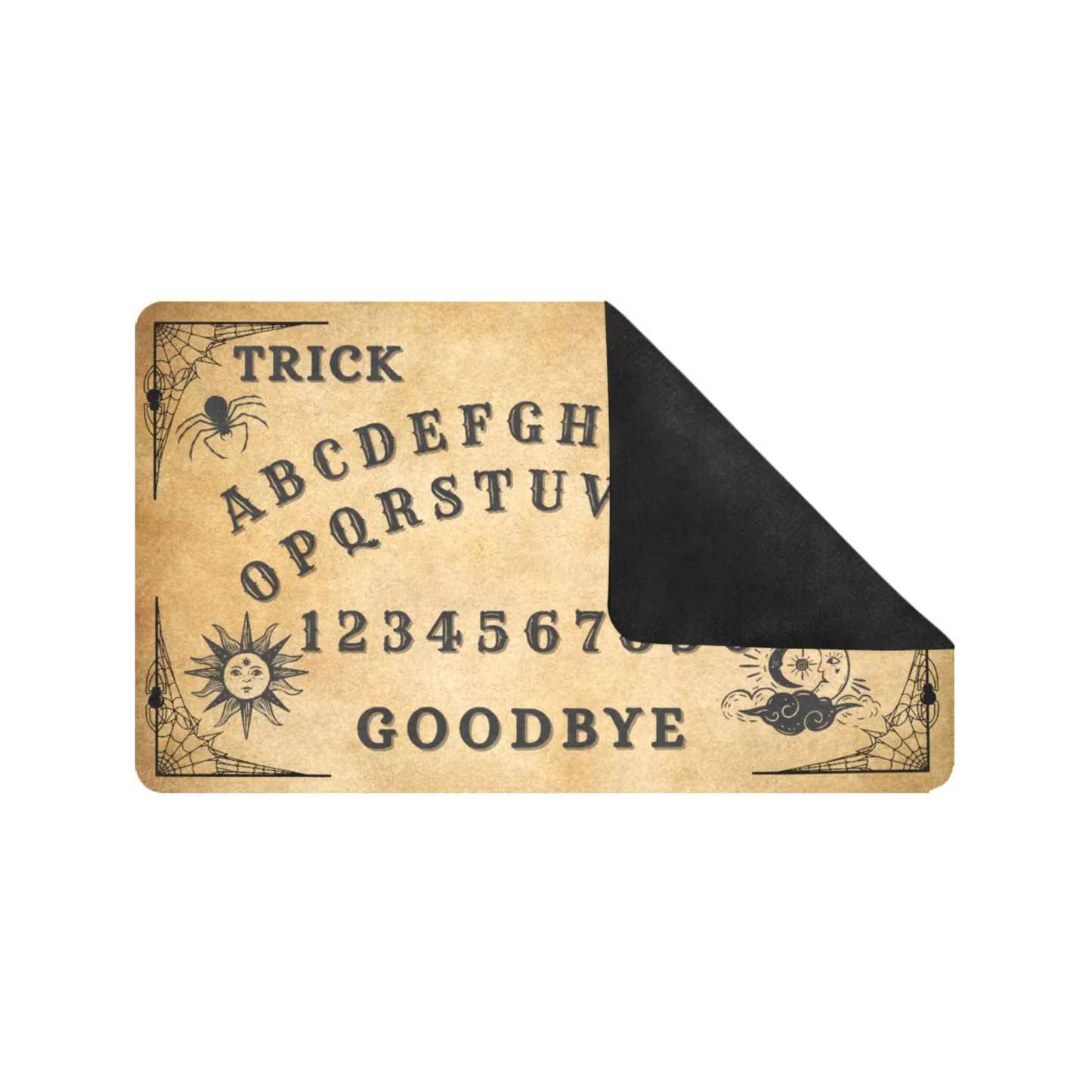 Halloween Talking Board Doormat | Spooky Home Decor | Trick or Treat Rug