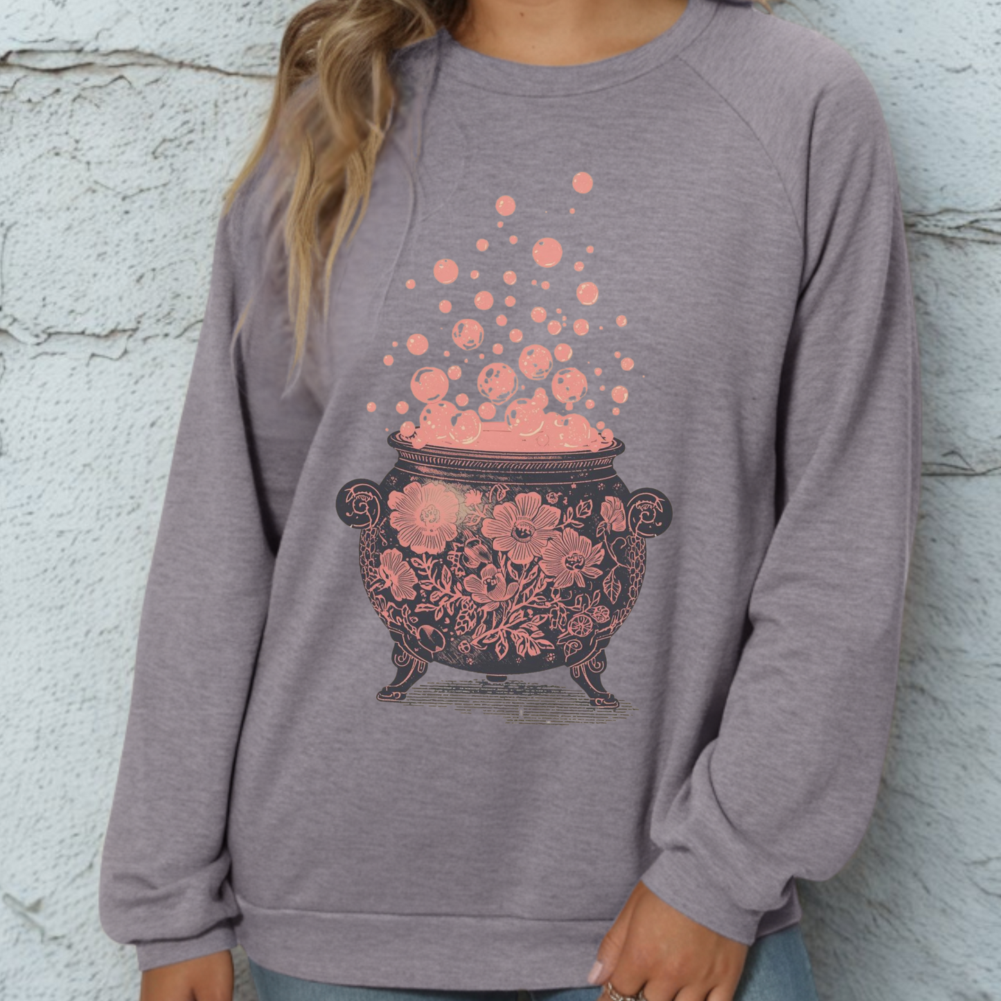 Floral Cauldron Sweatshirt | Lane Seven French Terry Pullover