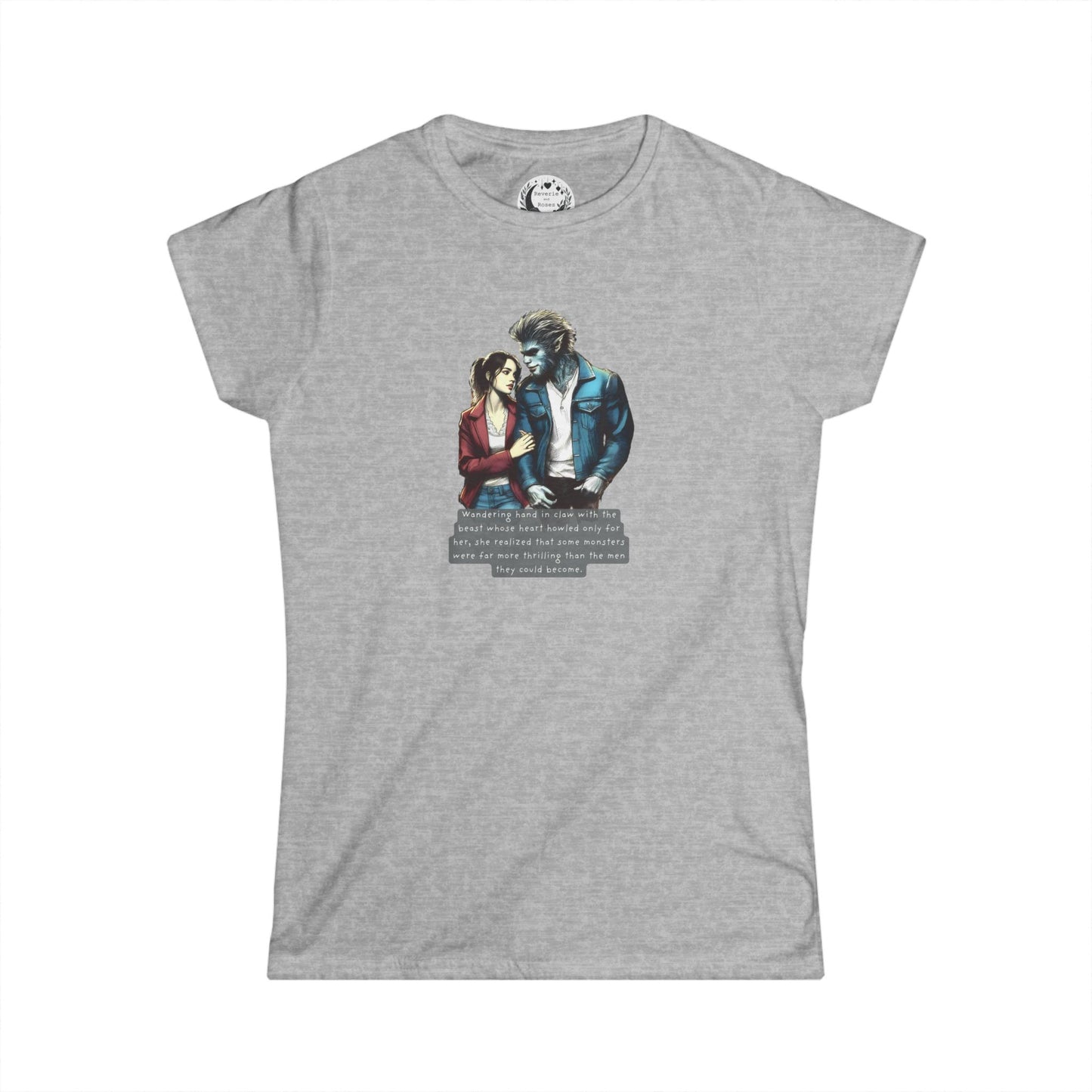 Stroll with a Teenage Werewolf (Beautiful Monsters Collection) - Women's Softstyle Tee, Multiple Colors Availalbe