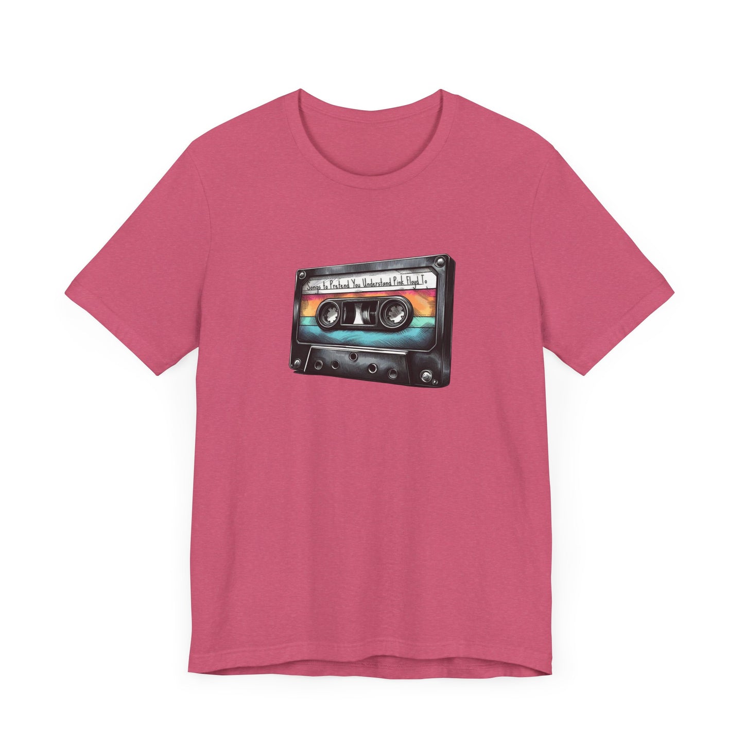 "Songs to Pretend You Understand Pink Floyd To" Mixtape T-shirt - Unisex Jersey Short Sleeve Tee