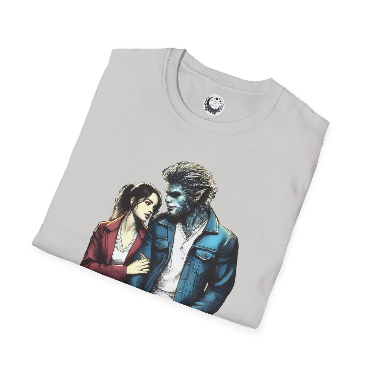 Stroll with a Teenage Werewolf (Beautiful Monsters Collection) - Unisex Softstyle T-Shirt, Multiple Colors Available