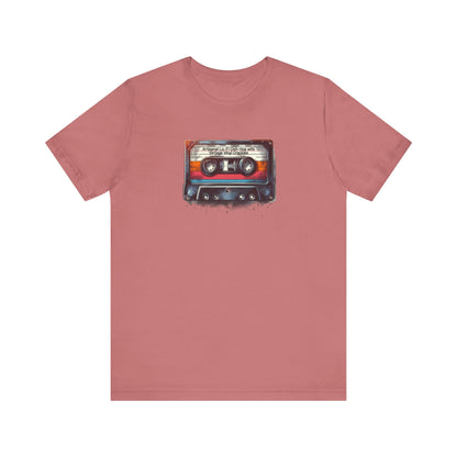 Mixtape Tee with Funny Hyper-Specific Theme - 'Artisanal Lo-Fi Chill-Hop with Vintage Vinyl Crackles' Unisex T-Shirt