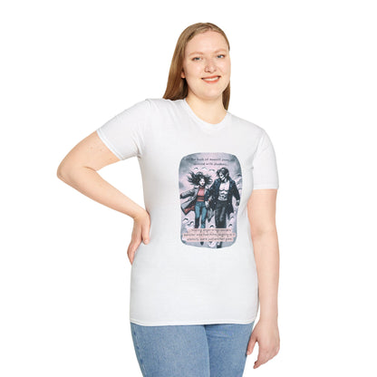 Snow Angels and Shadows (Beautiful Monsters Collection) - Unisex Softstyle T-Shirt, Multiple Colors Available