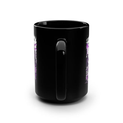 Funny Halloween Mug, 15ox Black Mug with a Halloween Over-Enthusiast Thinking, "Its the Most Wonderful Time of the Year"