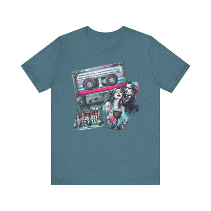 Mixtape T-Shirt - "Vampire Breakup Ballads" Collage, Unisex Tee with Retro Design, Great Gift for Music Lovers