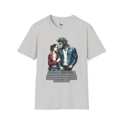 Stroll with a Teenage Werewolf (Beautiful Monsters Collection) - Unisex Softstyle T-Shirt, Multiple Colors Available