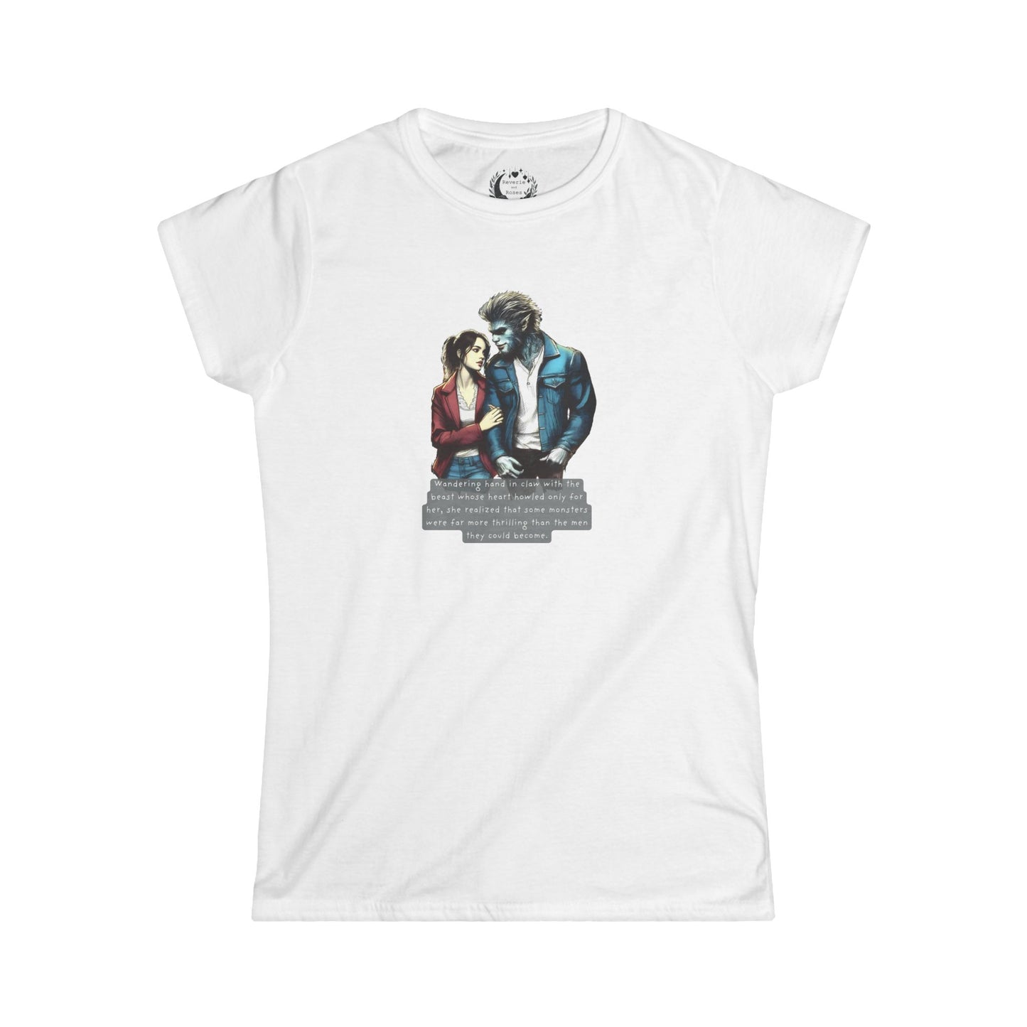 Stroll with a Teenage Werewolf (Beautiful Monsters Collection) - Women's Softstyle Tee, Multiple Colors Availalbe