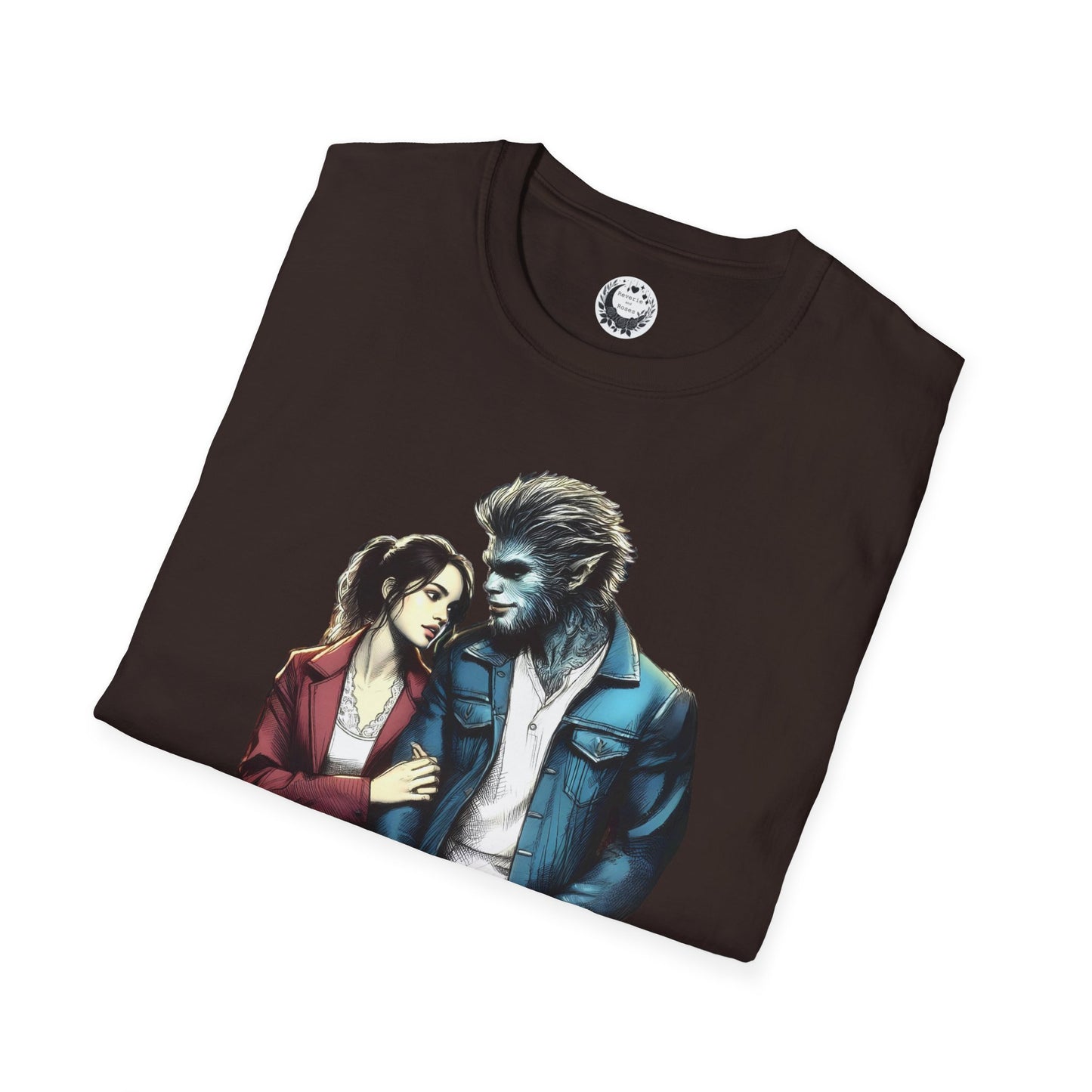 Stroll with a Teenage Werewolf (Beautiful Monsters Collection) - Unisex Softstyle T-Shirt, Multiple Colors Available