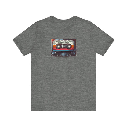 Mixtape Tee with Funny Hyper-Specific Theme - 'Artisanal Lo-Fi Chill-Hop with Vintage Vinyl Crackles' Unisex T-Shirt