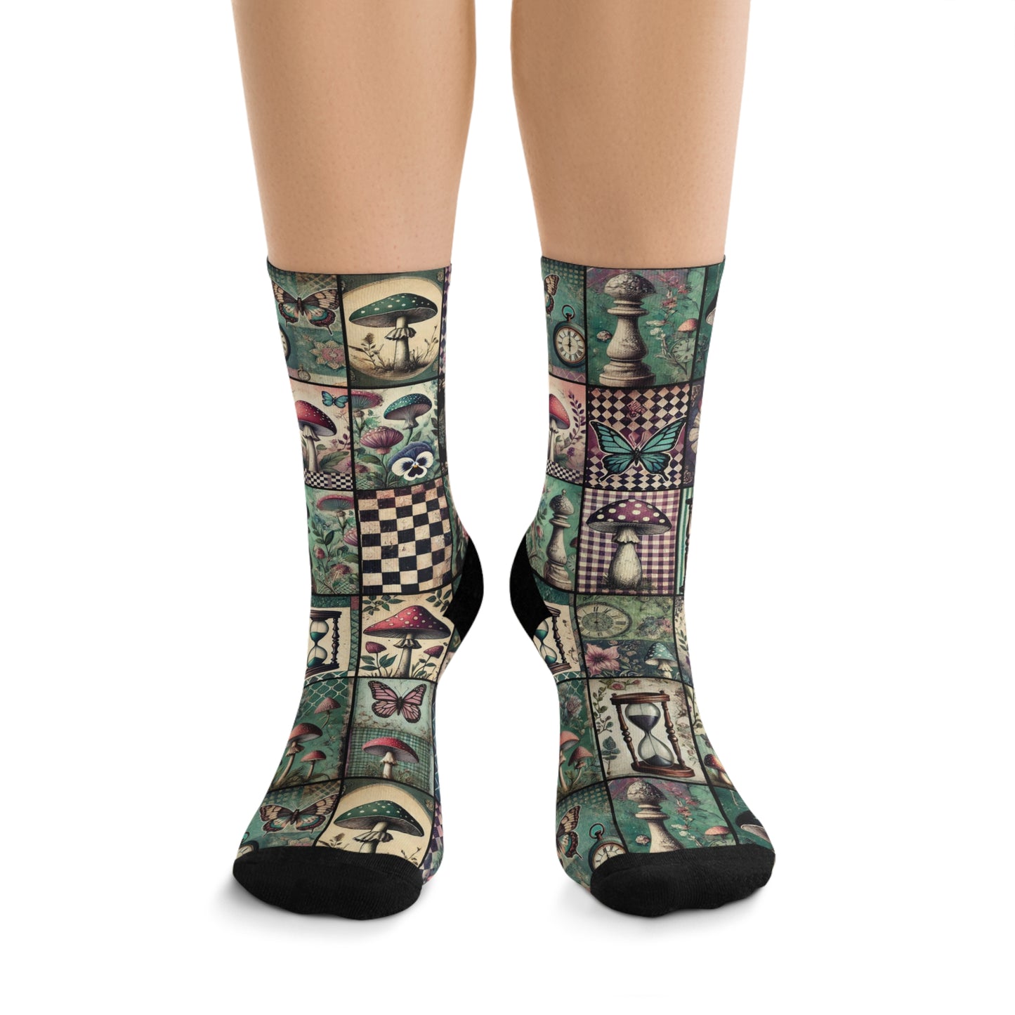 Stretchy Eco-Friendly Socks - Victorian Wonderland