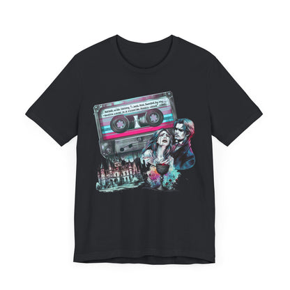 Mixtape T-Shirt - "Vampire Breakup Ballads" Collage, Unisex Tee with Retro Design, Great Gift for Music Lovers