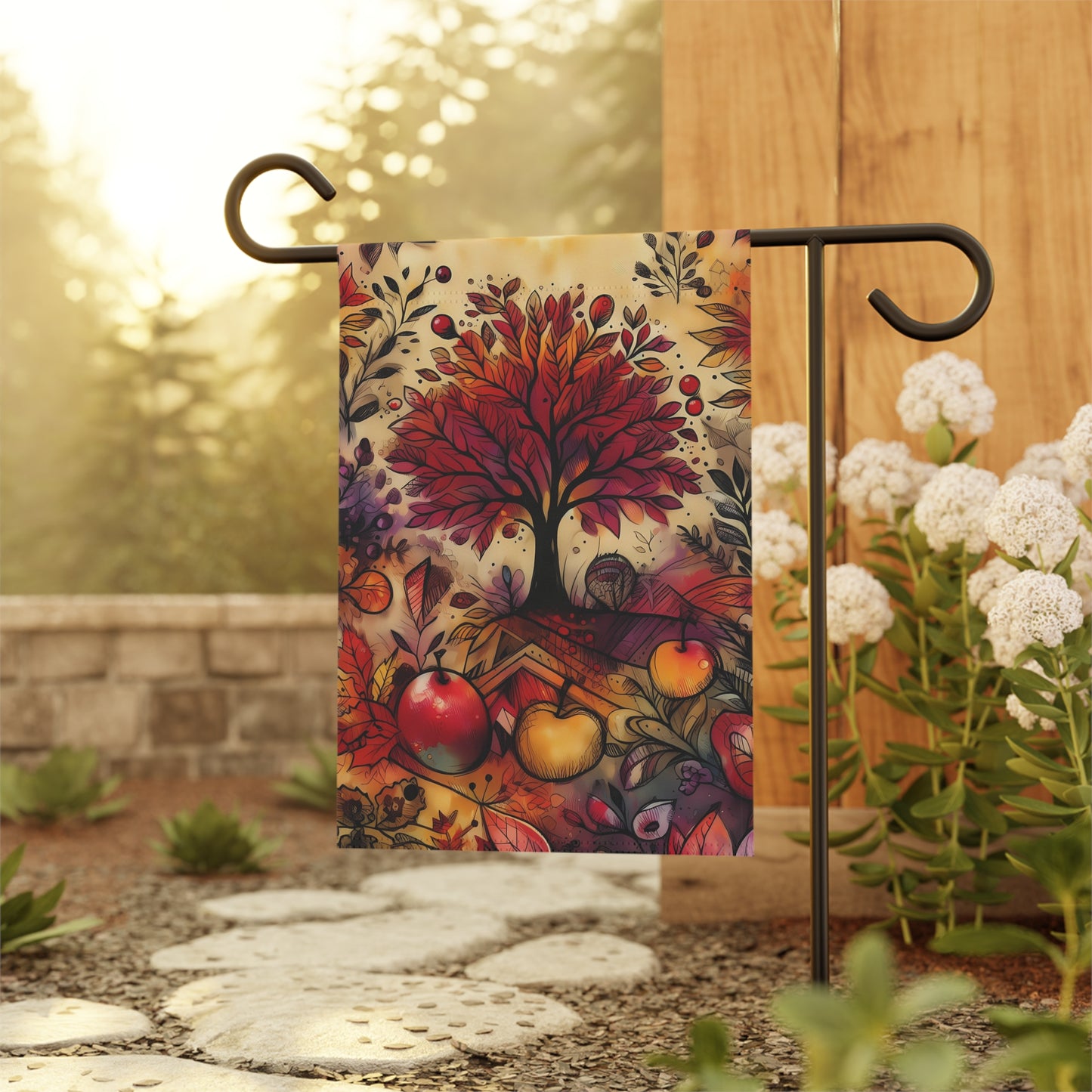 Porch or Yard Flag / Garden Banner - Majestic Autumn Tree