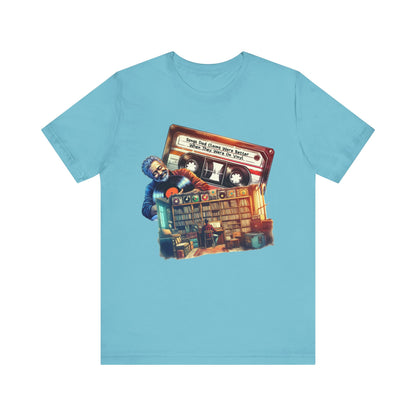 Vintage Vinyl Lover T-Shirt - 'Songs Dad Claims Were Better On Vinyl' Mixtape Tee - Retro Father's Day Gift & Music Enthusiast Shirt