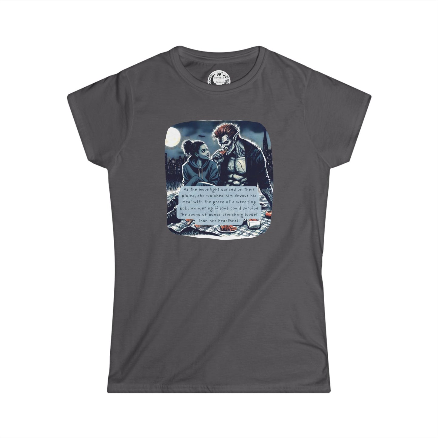 Midnight Picnic: A Love Story (Beautiful Monsters Collection) - Women's Softstyle Tee, Multiple Colors Available