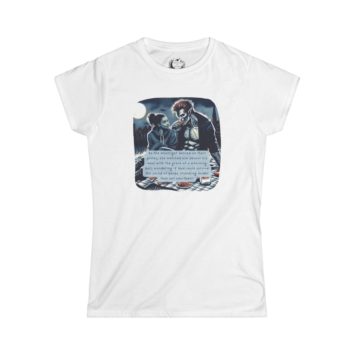 Midnight Picnic: A Love Story (Beautiful Monsters Collection) - Women's Softstyle Tee, Multiple Colors Available