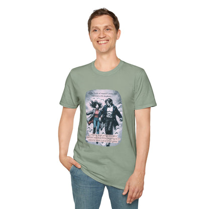 Snow Angels and Shadows (Beautiful Monsters Collection) - Unisex Softstyle T-Shirt, Multiple Colors Available