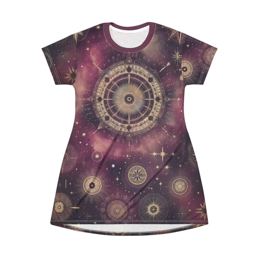 Tunic T-Shirt Dress - Cosmic Bliss