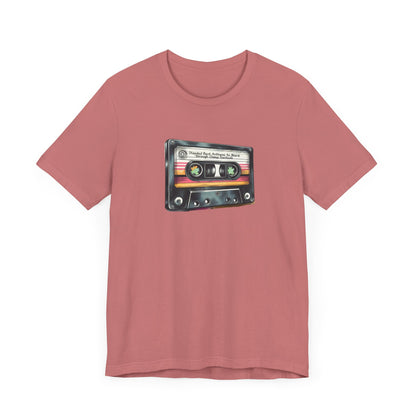 Funny 'Stepdad Rant Anthems' Mixtape T-shirt - Unisex Jersey Short Sleeve Tee in Multiple Colors