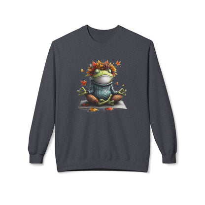 Frog's Bliss - Unisex Midweight Softstyle Fleece Crewneck Sweatshirt, Multiple Colors Available