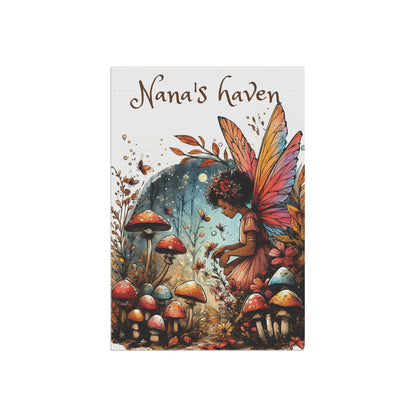 Customizable Garden Flag - Autumn Fairy's Haven