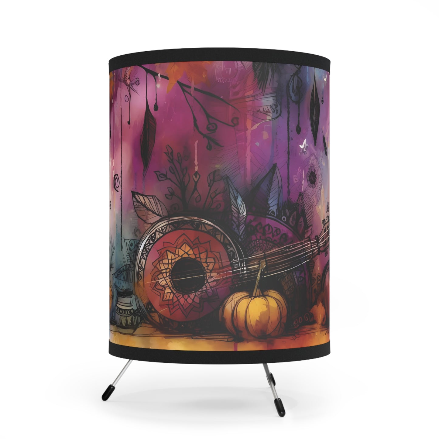 Tripod Lamp - Boho Autumn Festival Spirit