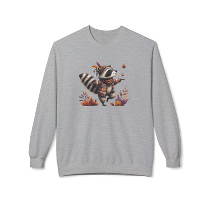 Racoon's Bliss - Unisex Midweight Softstyle Fleece Crewneck Sweatshirt, Multiple Colors Available