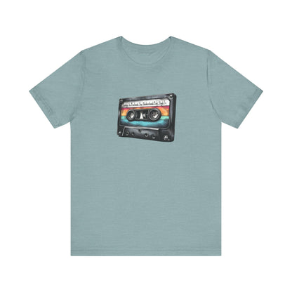 "Songs to Pretend You Understand Pink Floyd To" Mixtape T-shirt - Unisex Jersey Short Sleeve Tee