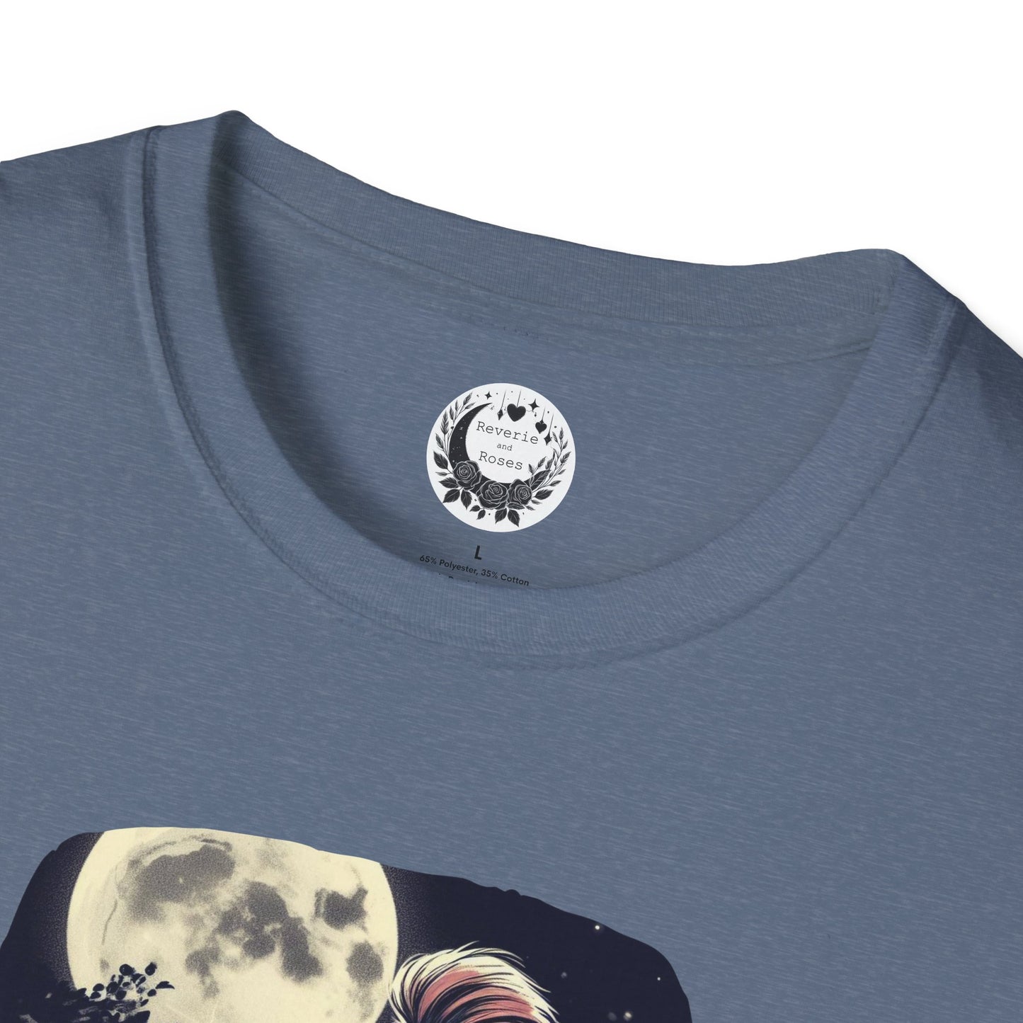 Tune Under the Moon (Beautiful Monsters Collection) - Unisex Softstyle T-Shirt, Multiple Colors Available