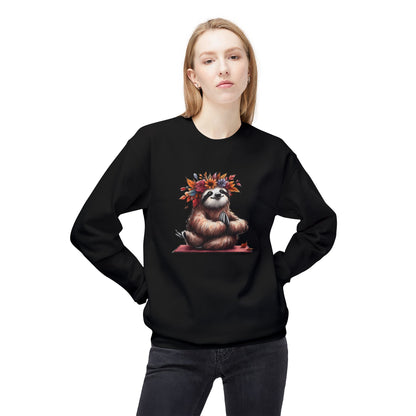 Sloth's Bliss - Unisex Midweight Softstyle Fleece Crewneck Sweatshirt, Multiple Colors Available