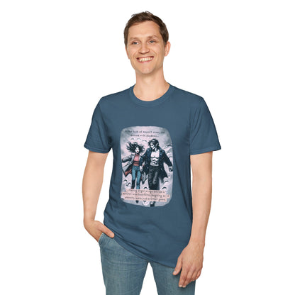 Snow Angels and Shadows (Beautiful Monsters Collection) - Unisex Softstyle T-Shirt, Multiple Colors Available