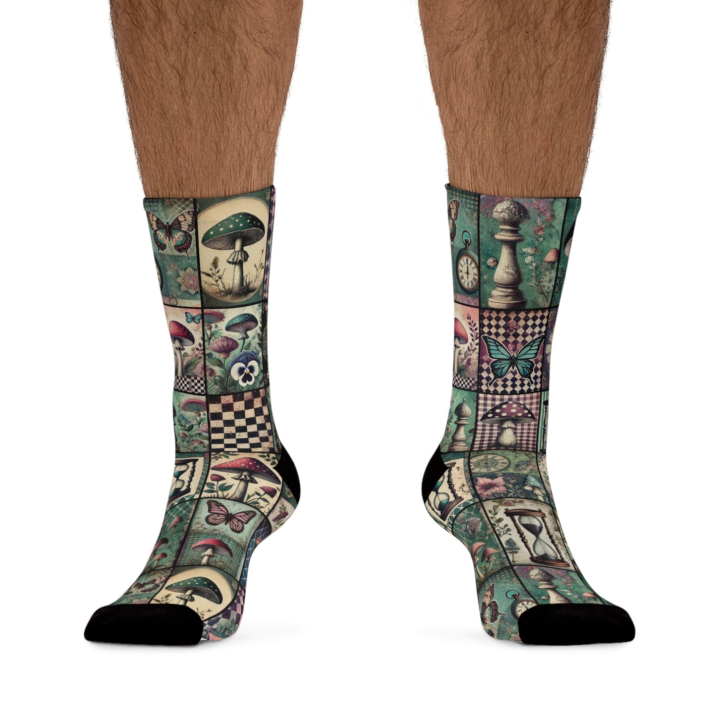 Stretchy Eco-Friendly Socks - Victorian Wonderland