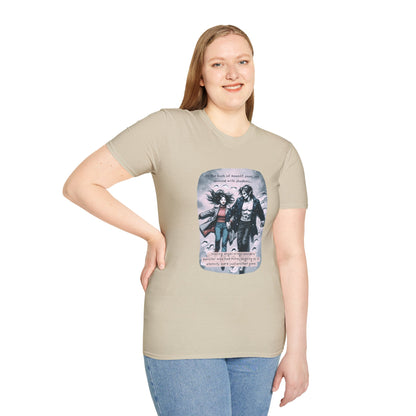 Snow Angels and Shadows (Beautiful Monsters Collection) - Unisex Softstyle T-Shirt, Multiple Colors Available