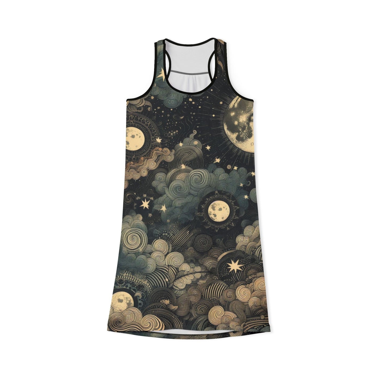 Racerback Dress - Dreamy Celestial Whimsy