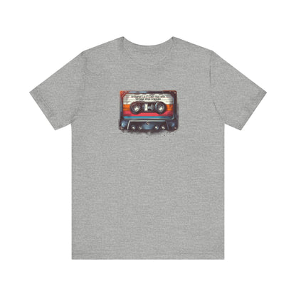 Mixtape Tee with Funny Hyper-Specific Theme - 'Artisanal Lo-Fi Chill-Hop with Vintage Vinyl Crackles' Unisex T-Shirt