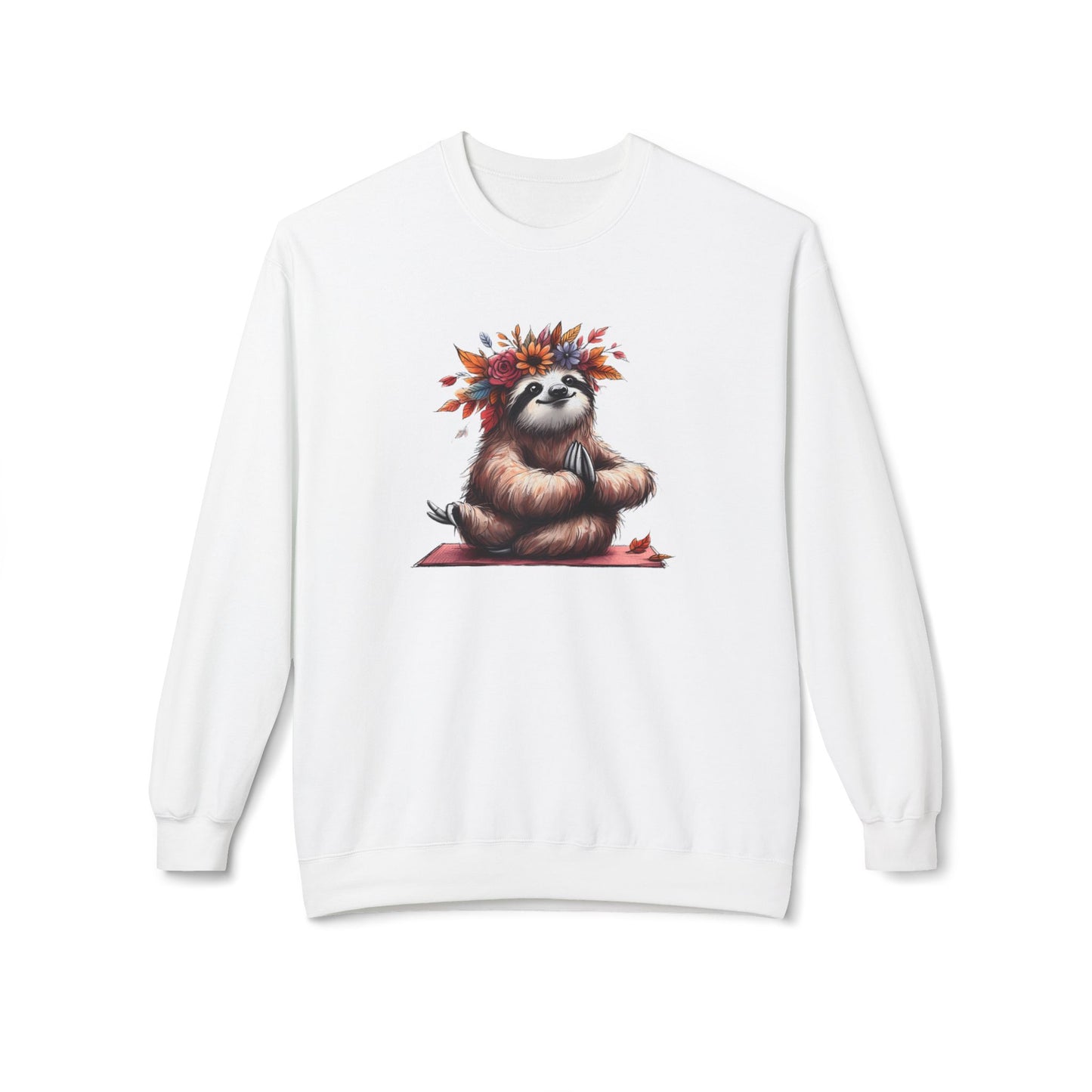 Sloth's Bliss - Unisex Midweight Softstyle Fleece Crewneck Sweatshirt, Multiple Colors Available