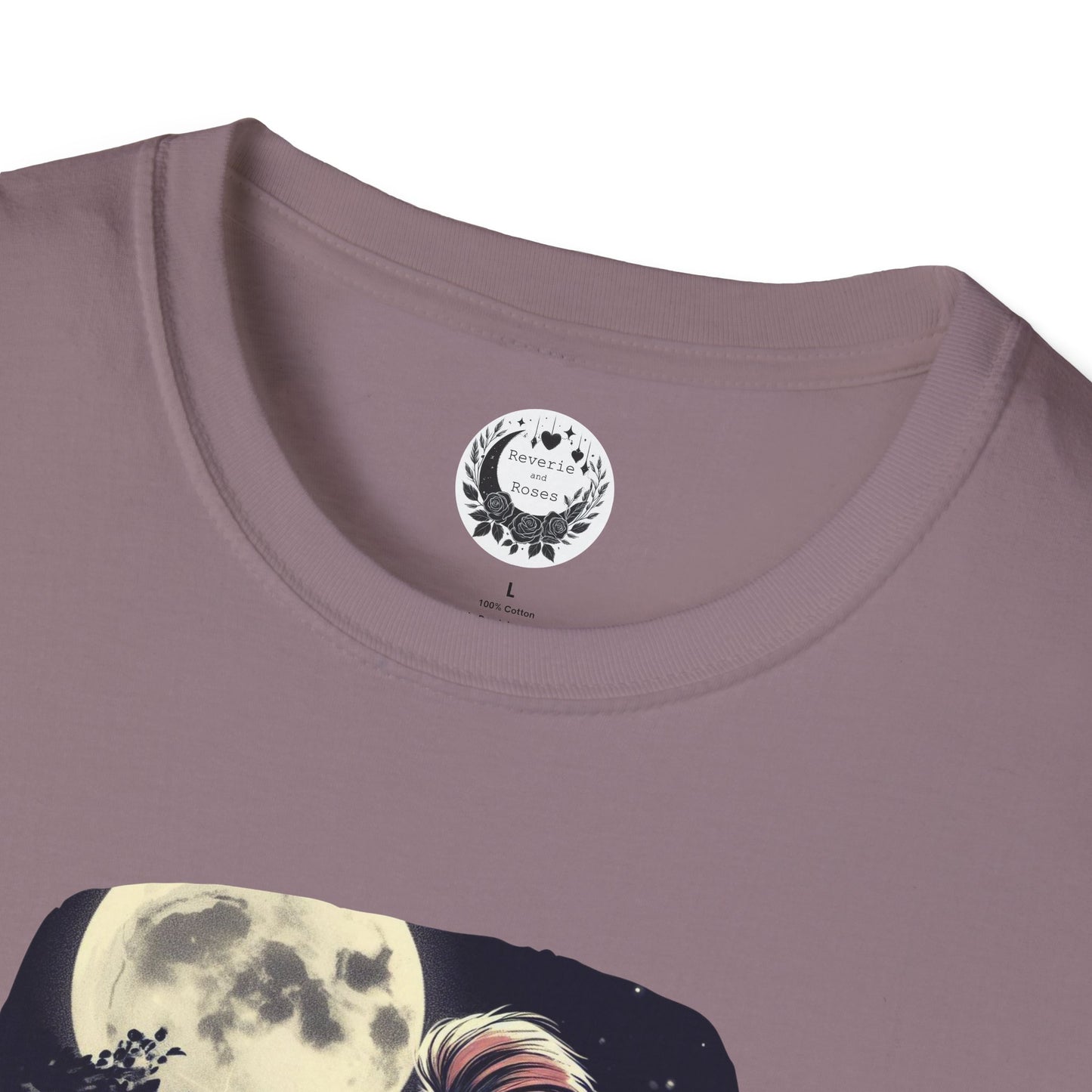 Tune Under the Moon (Beautiful Monsters Collection) - Unisex Softstyle T-Shirt, Multiple Colors Available