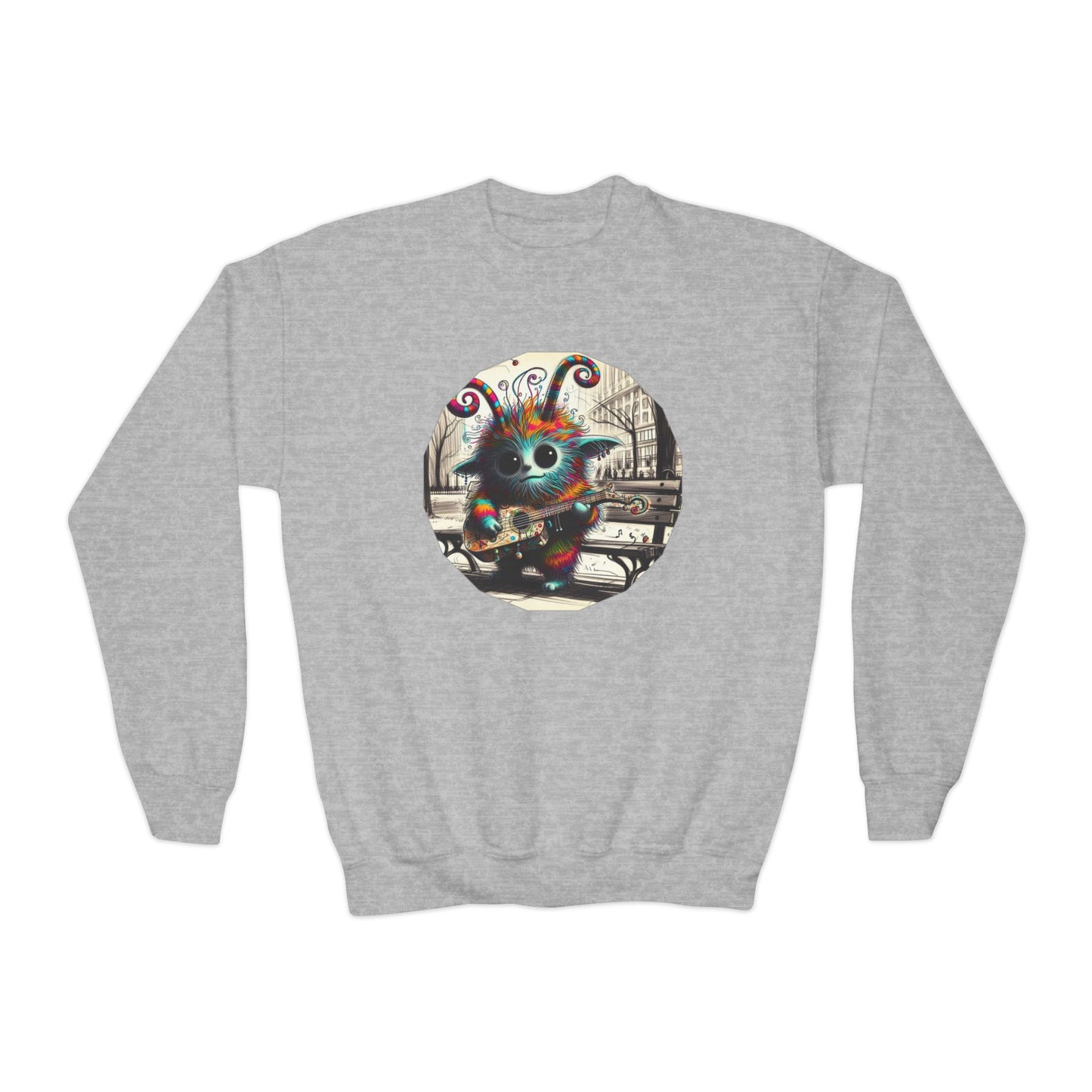 Youth Crewneck Sweatshirt - Jamblie Monster (Multiple Colors Available)