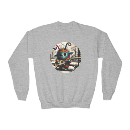 Youth Crewneck Sweatshirt - Jamblie Monster (Multiple Colors Available)