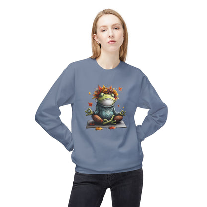 Frog's Bliss - Unisex Midweight Softstyle Fleece Crewneck Sweatshirt, Multiple Colors Available