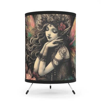 Tripod Table Lamp - Dreamy Vintage Cosmic Fairy