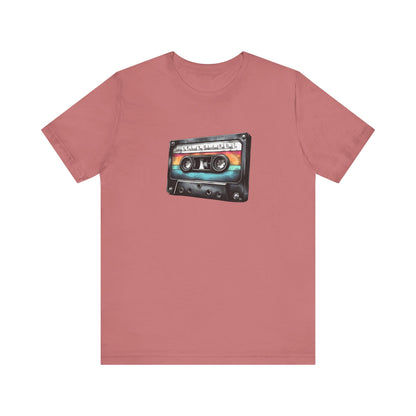 "Songs to Pretend You Understand Pink Floyd To" Mixtape T-shirt - Unisex Jersey Short Sleeve Tee