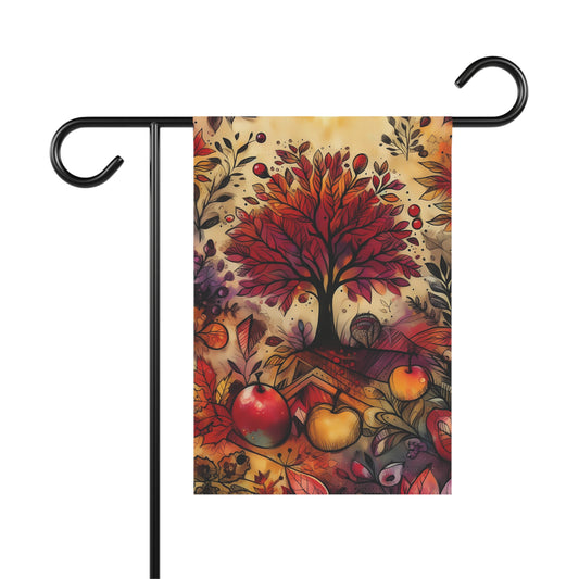 Porch or Yard Flag / Garden Banner - Majestic Autumn Tree