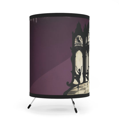 Tripod Table Lamp - Gothic Ballet