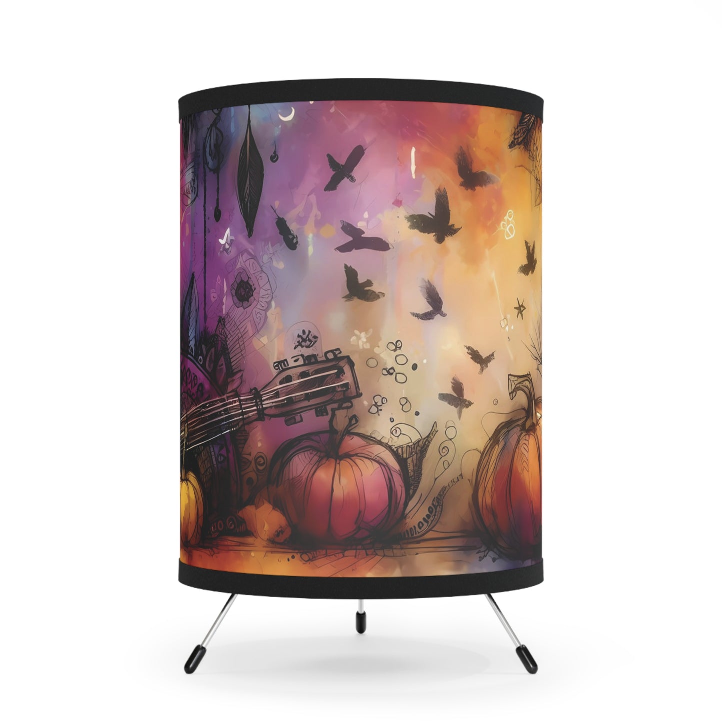 Tripod Lamp - Boho Autumn Festival Spirit